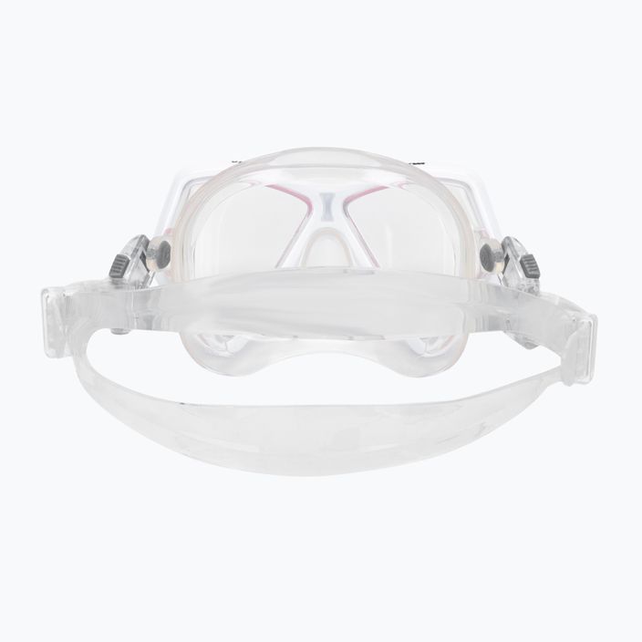Maschera subacquea Mares Pirate trasparente/rosa per bambini 5