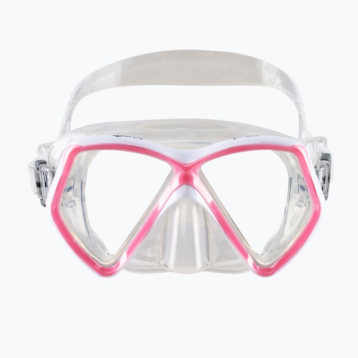 Maschera subacquea Mares Pirate trasparente/rosa per bambini 7