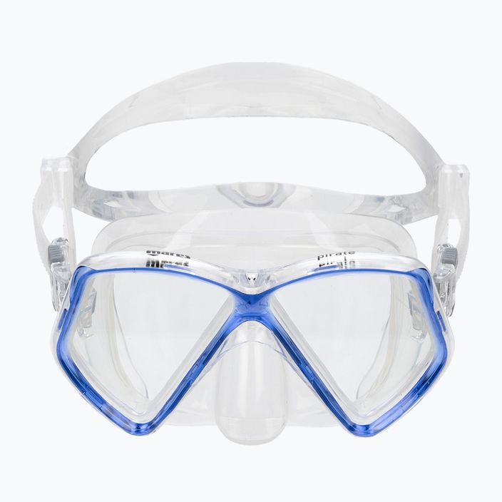 Maschera subacquea per bambini Mares Pirate trasparente/blu 2