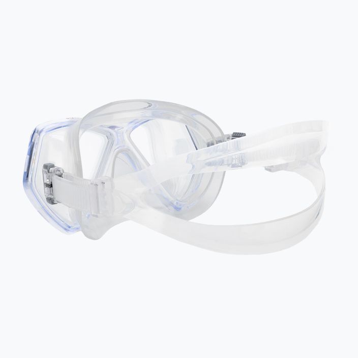 Maschera subacquea per bambini Mares Pirate trasparente/blu 4