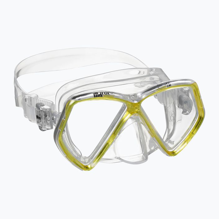 Maschera subacquea per bambini Mares Pirate trasparente/gialla 6