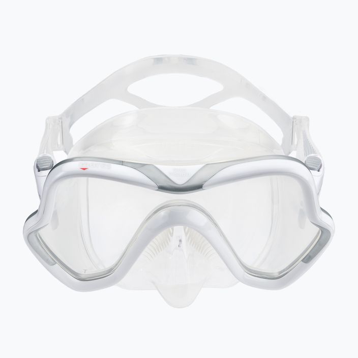 Maschera subacquea Mares One Vision bianca e trasparente 2