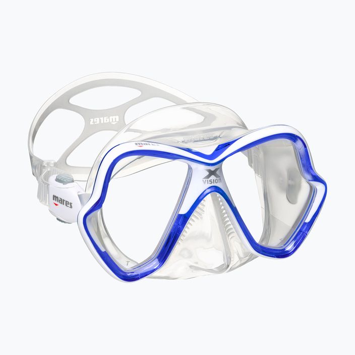 Maschera subacquea Mares X-Vision trasparente/blu 6