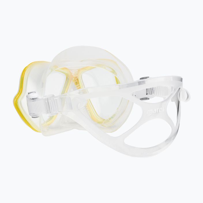 Maschera subacquea Mares X-Vision trasparente/gialla 4
