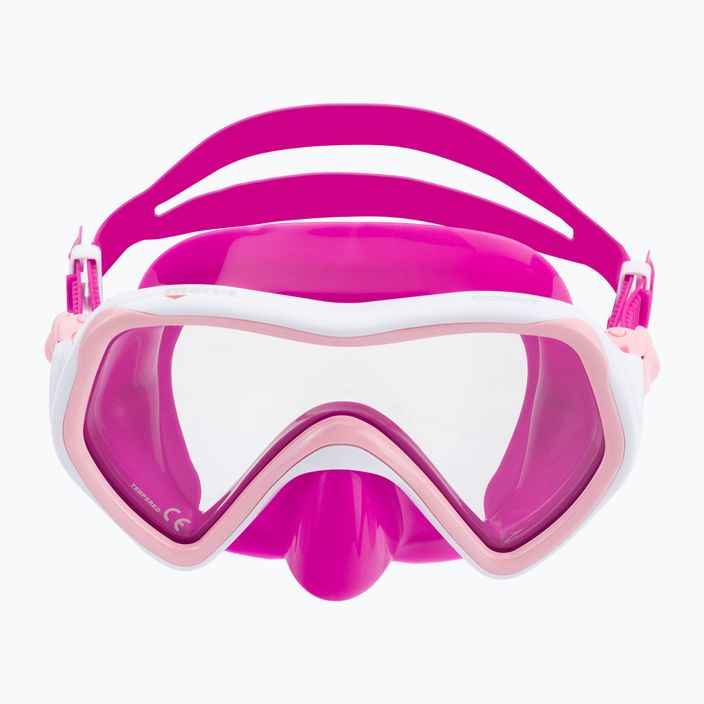 Maschera subacquea per bambini Mares Comet rosa 2