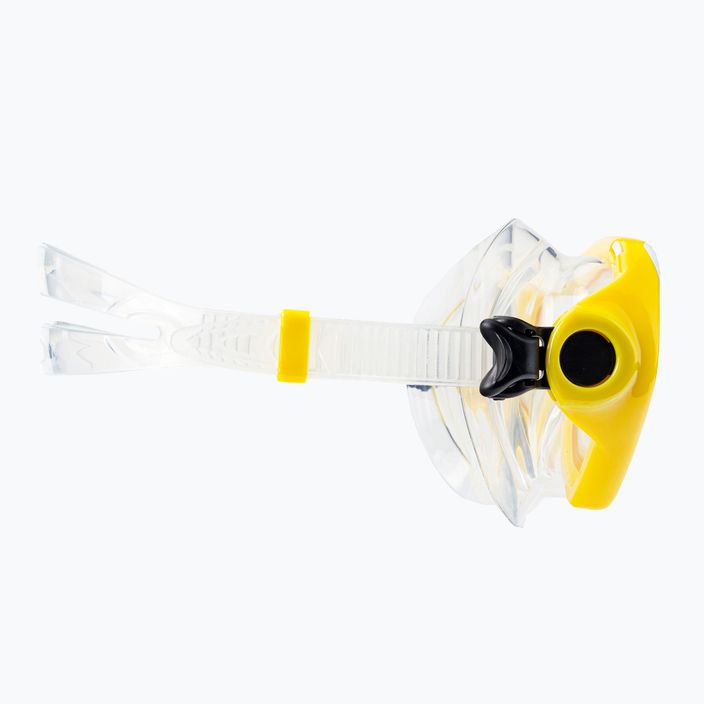 Maschera subacquea Mares Comet gialla per bambini 3