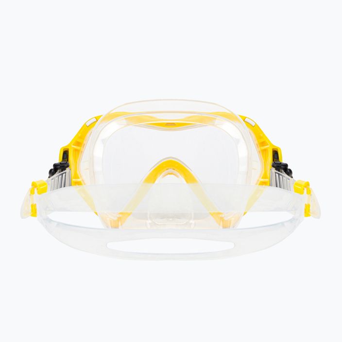 Maschera subacquea Mares Comet gialla per bambini 5