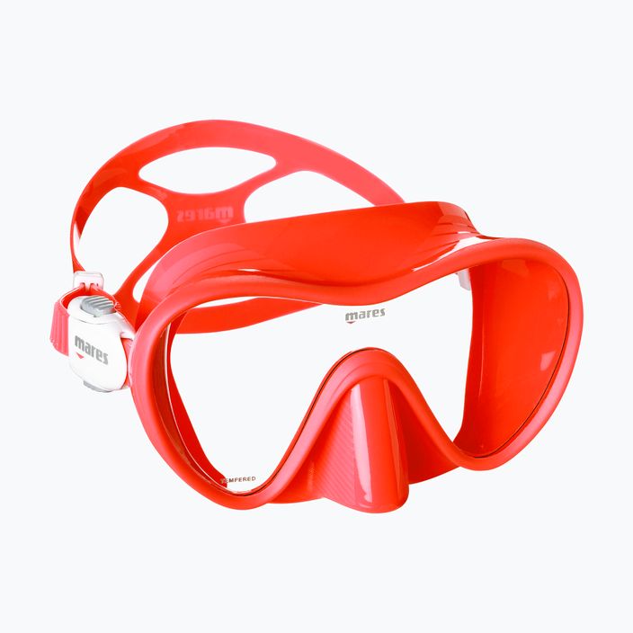Maschera subacquea Mares rosso tropicale 6