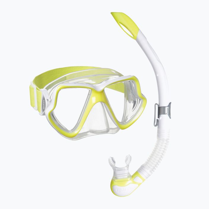 Mares Combo Wahoo Kit snorkel giallo/bianco/chiaro 411779BB