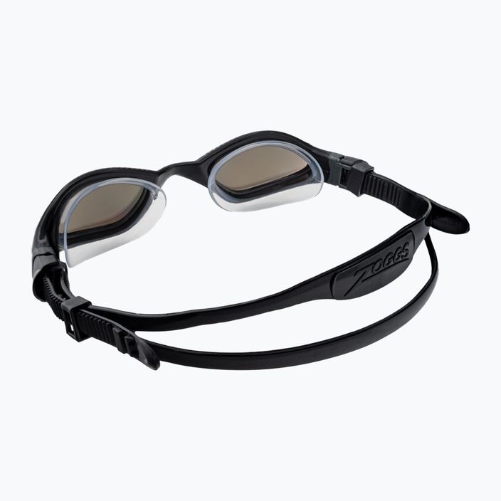 Occhiali da nuoto Zoggs Tiger LSR+ Titanium nero/grigio/oro a specchio 4