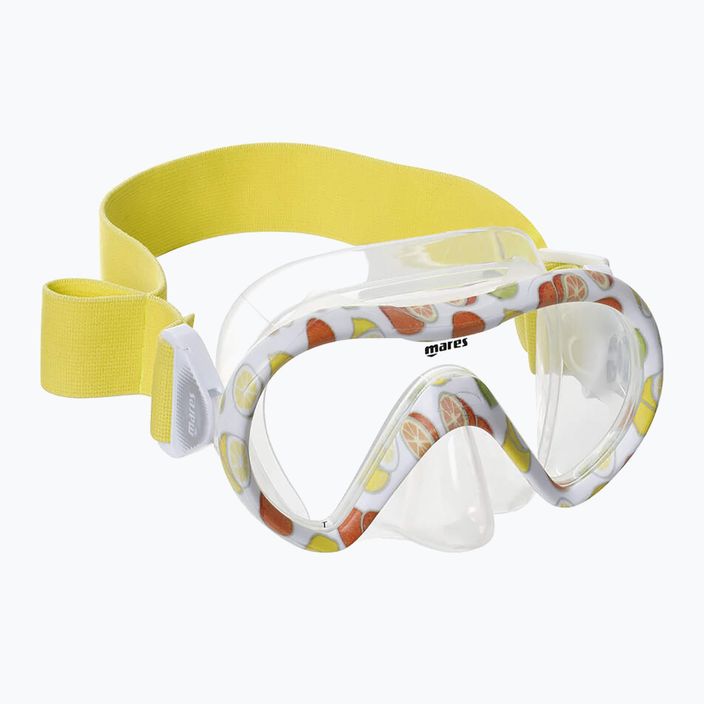 Mares Combo Vitamin bianco/giallo/chiaro set snorkeling per bambini 2