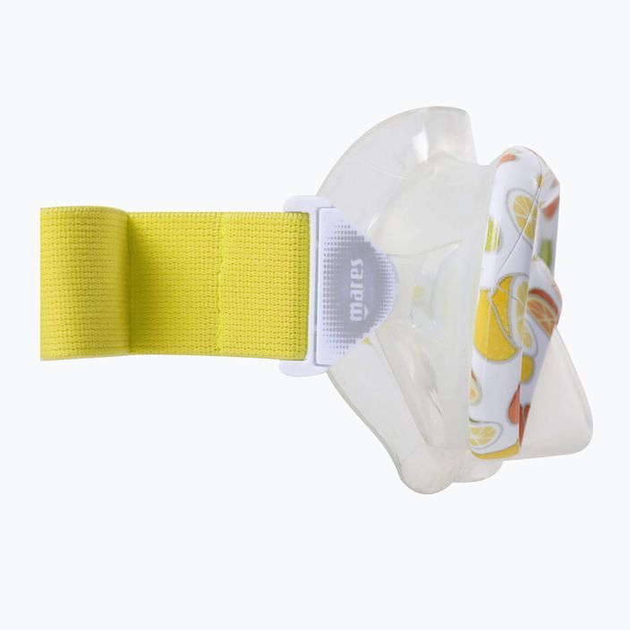 Mares Combo Vitamin bianco/giallo/chiaro set snorkeling per bambini 3