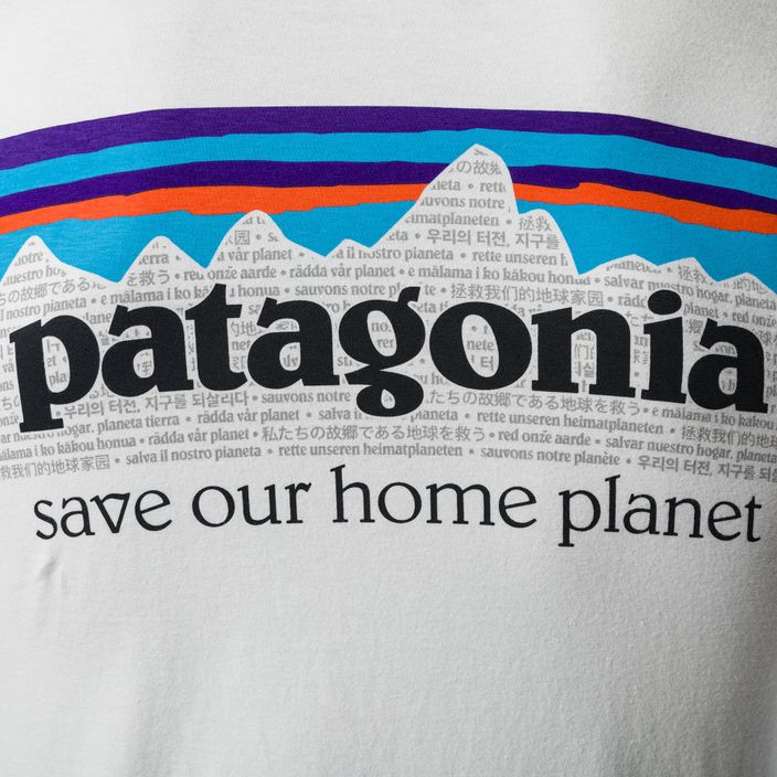 Camicia da trekking Patagonia P-6 Mission Organic bianca da uomo 7
