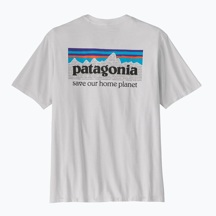 Camicia da trekking Patagonia P-6 Mission Organic bianca da uomo 10