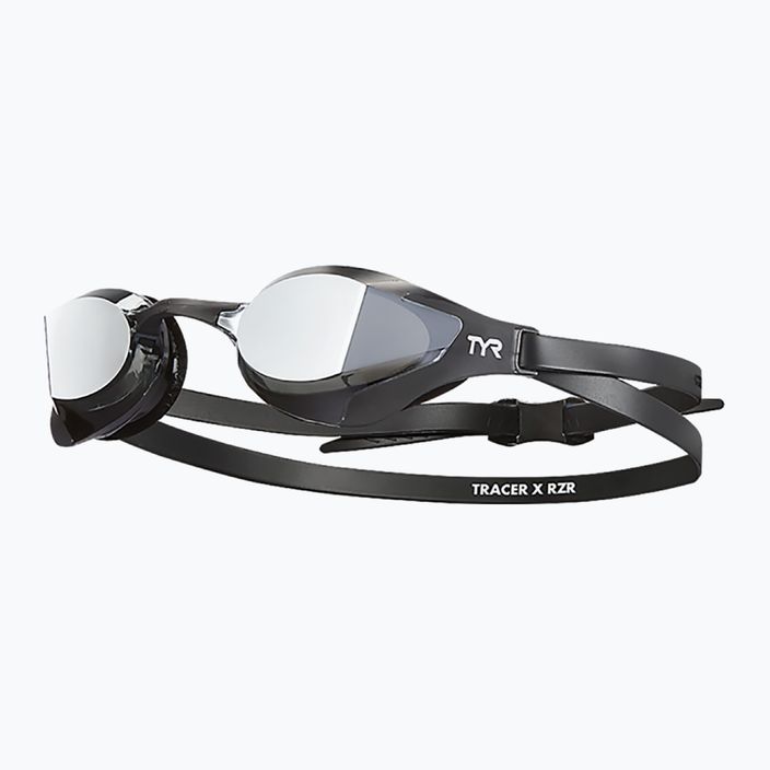 Occhiali da nuoto TYR Tracer-X RZR Mirrored Racing argento/nero 6