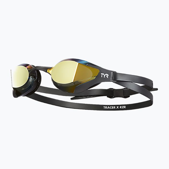 Occhiali da nuoto TYR Tracer-X RZR Mirrored Racing oro/nero 6