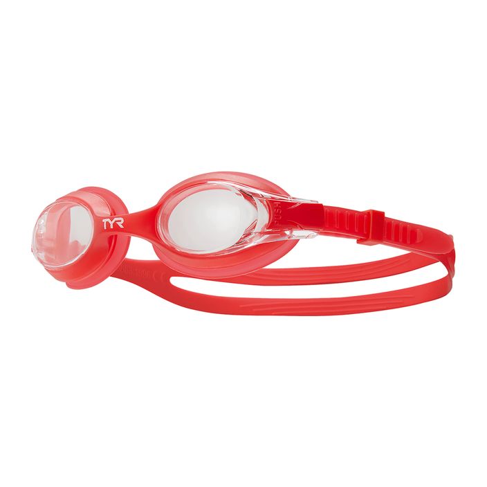 Occhialini da nuoto TYR per bambini Swimple chiaro/rosso 2