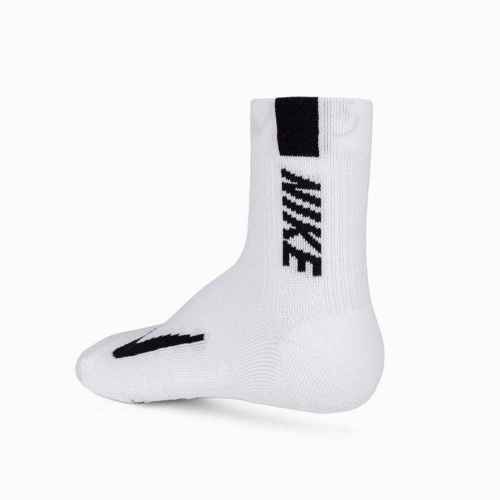 Calze Nike Multiplier 2 paia bianco/nero 3