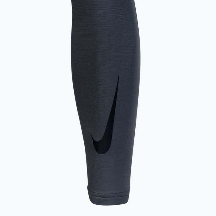 Leggings da uomo Nike Pro Warm Tight grigio ferro/grigio ferro/nero 3