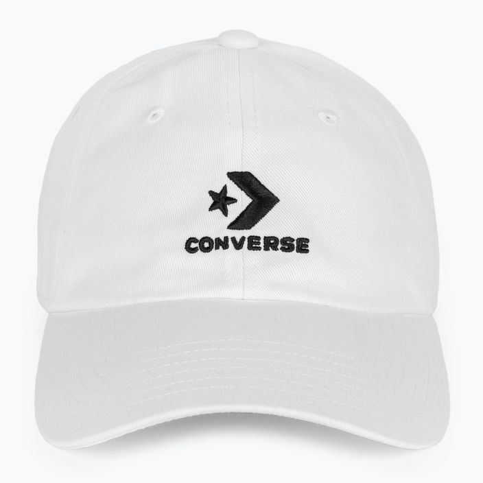 Cappello da baseball Converse Logo Lock Up bianco 2