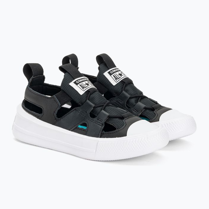Converse Ultra Sandal Slip nero/nero/bianco sandali per bambini 4