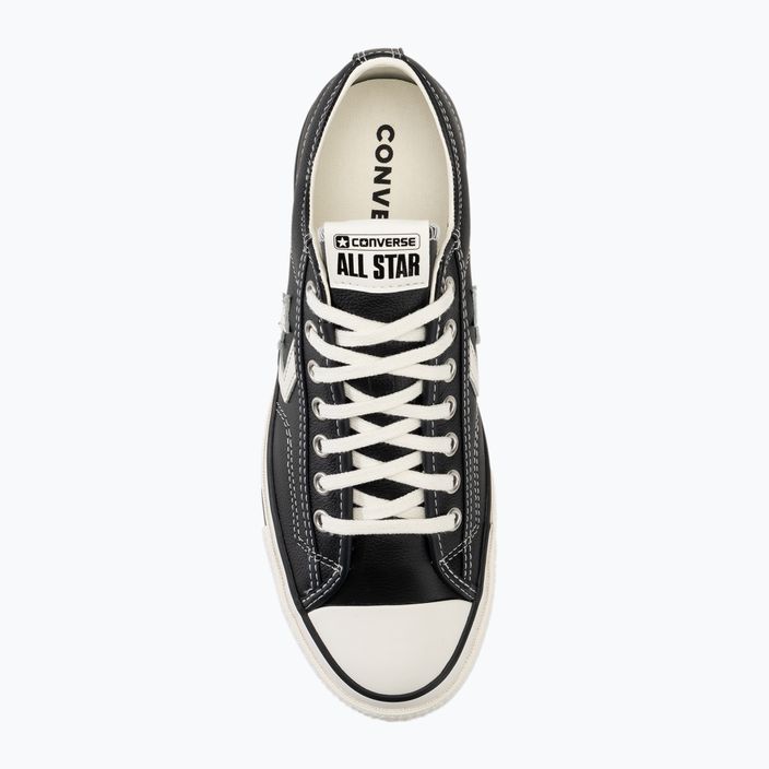 Converse Star Player 76 Fall Scarpe da ginnastica in pelle A06204C nero/bianco vintage/argento 5