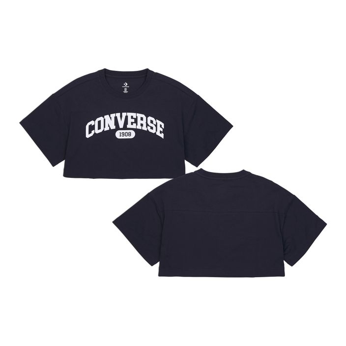 Donna Converse Sporty Cropped top 10027253-A01 converse nero 2