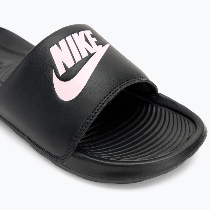 Nike Victori One Slide nero/nero/viola infradito da donna 7