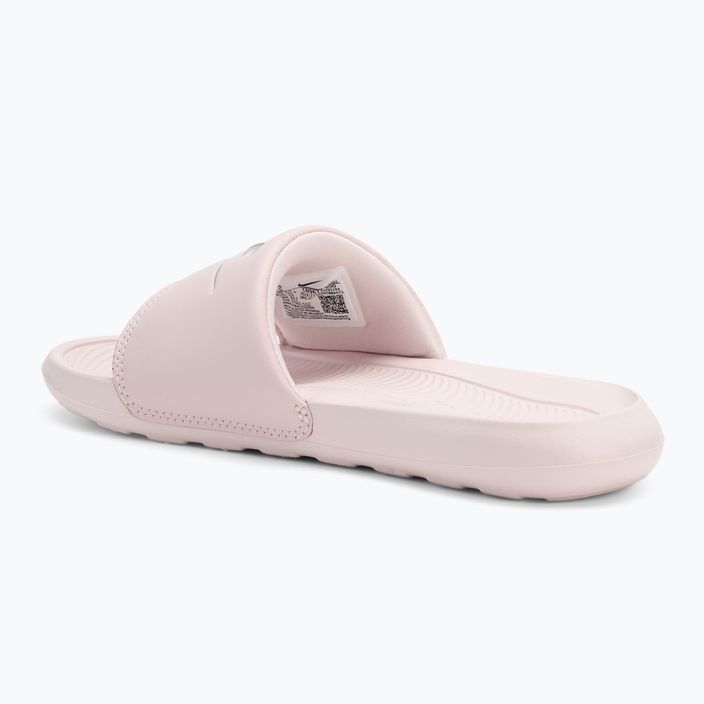 Nike Victori One Slide infradito da donna a malapena rosa/rosa/argento metallico 3