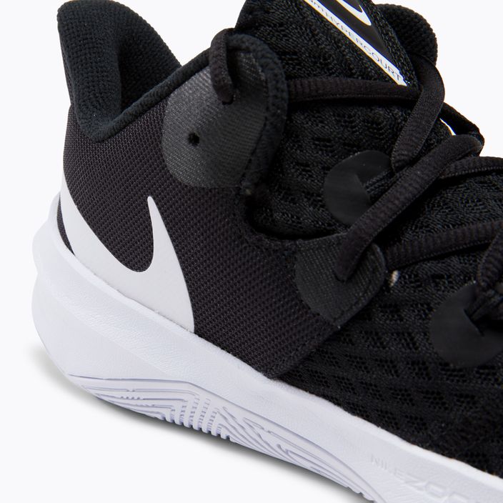 Scarpe da pallavolo Nike Zoom Hyperspeed Court nero/bianco 7