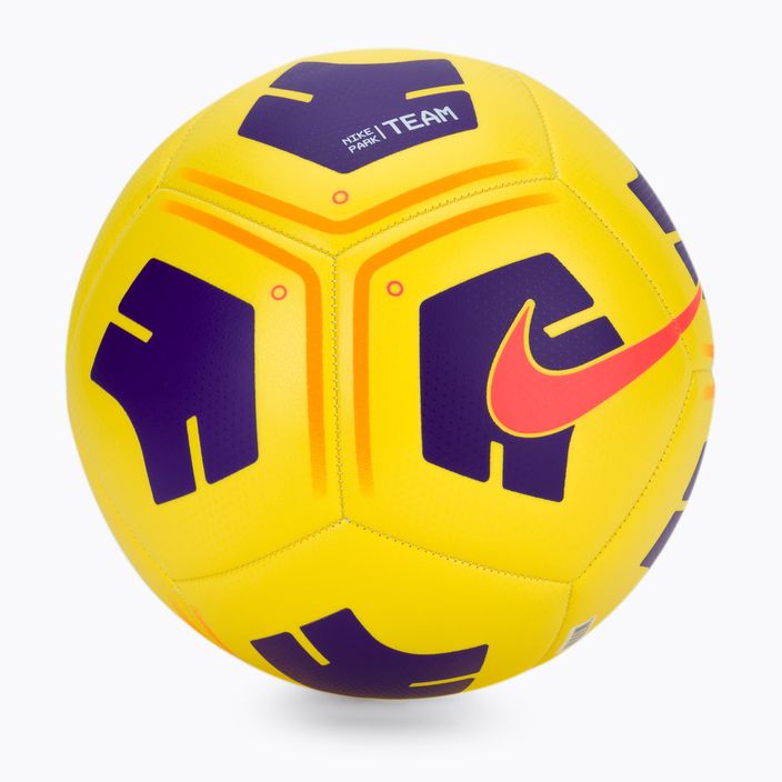 Nike Park Team giallo / viola dimensioni 5 calcio 2