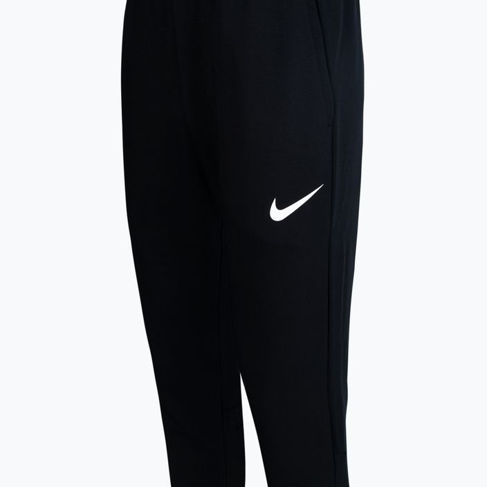 Pantaloni da allenamento da uomo Nike Pant Taper nero/bianco 3