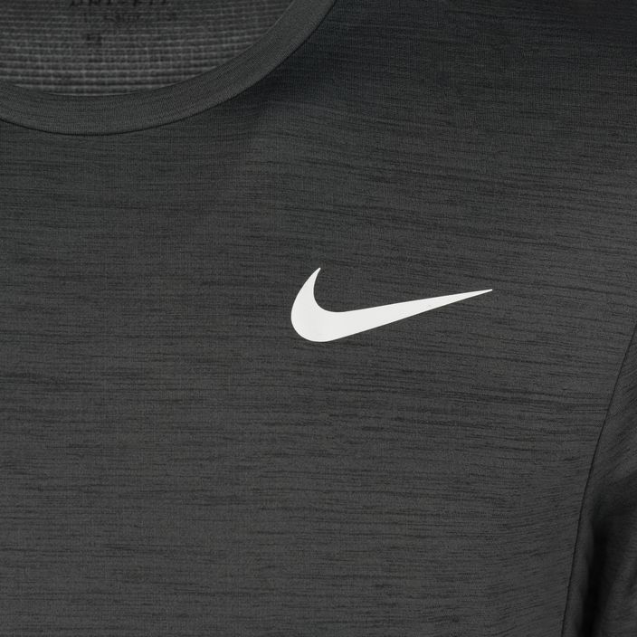 Maglietta da allenamento da uomo Nike Top Hyper Dri-Fit Veneer nero/grigio ferro/htr/bianco 3