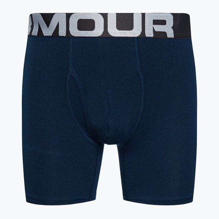 Under Armour Charged Cotton boxer uomo 6 In 3 pezzi royal/academy/mod gray medium heather 8
