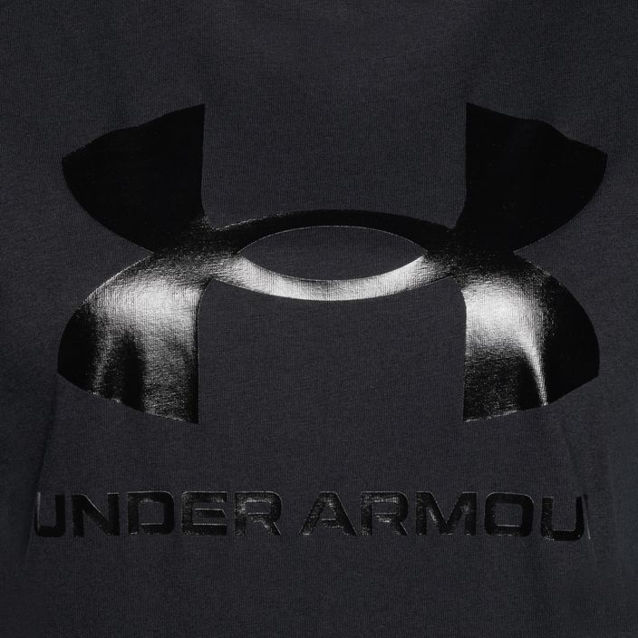 Maglietta Under Armour Live Sportstyle Graphic nera/nera da donna 6