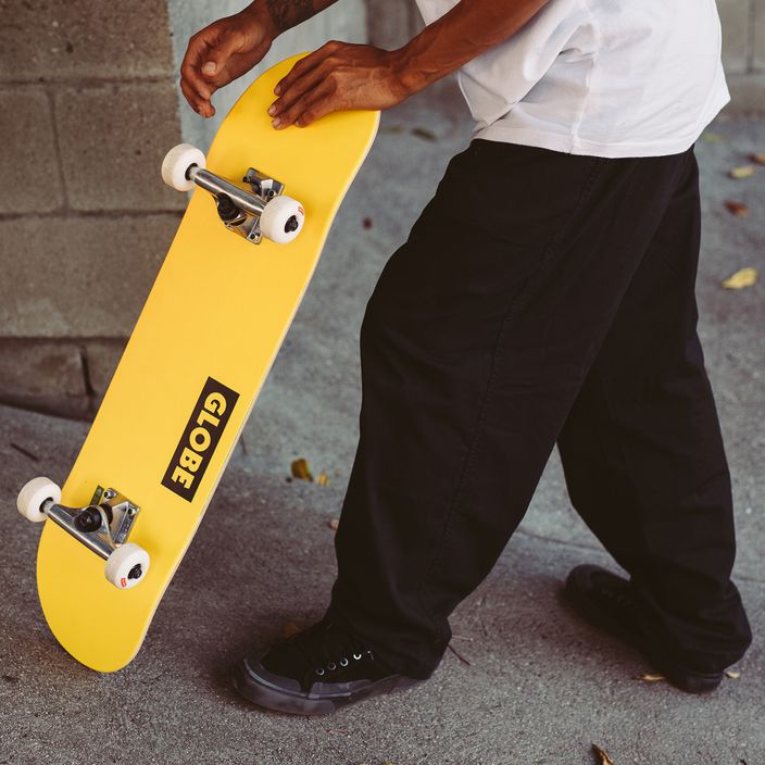Globe Goodstock skateboard classico giallo neon 9