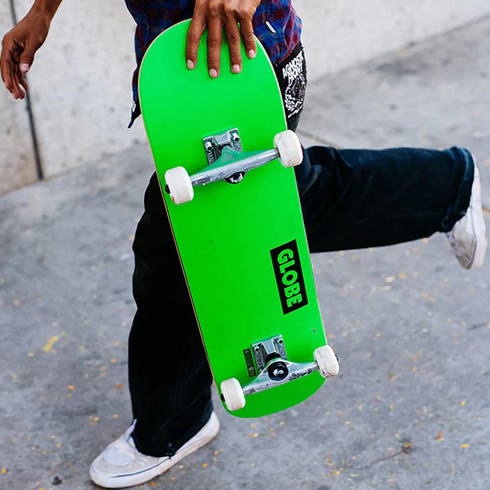 Globe Goodstock skateboard classico verde neon 8