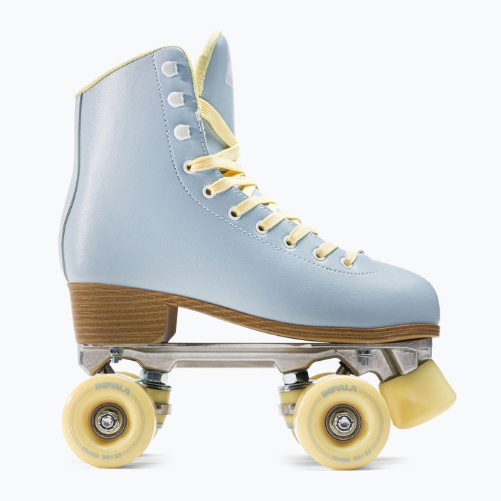 Pattini da donna IMPALA Quad Skate blu cielo giallo 3