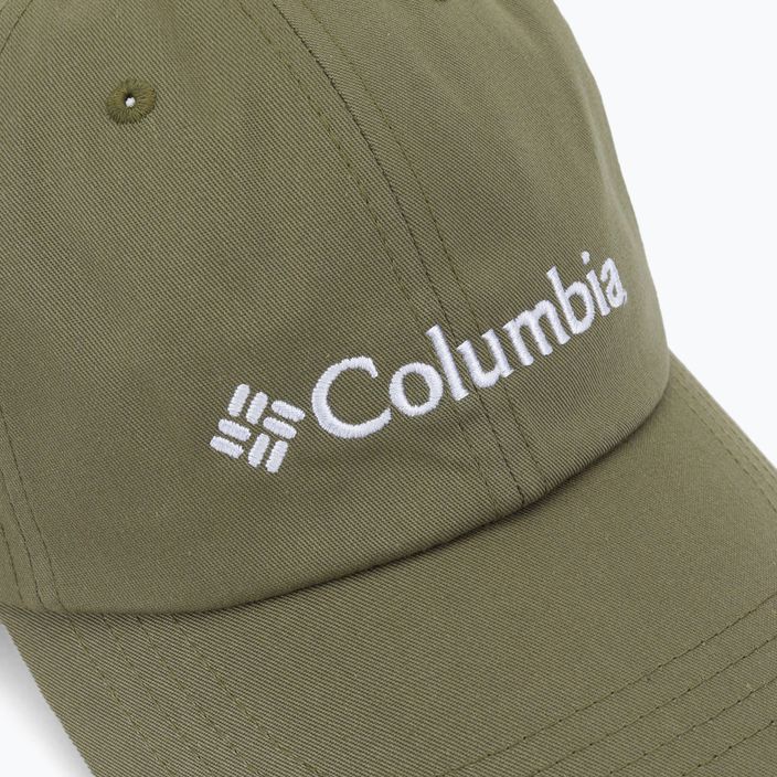 Cappello da baseball Columbia Roc II Ball verde pietra/bianco 5