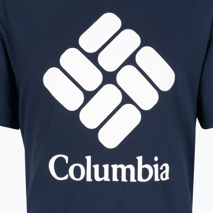 Columbia CSC Basic Logo maglia da trekking da uomo con logo collegiale navy/csc stacked logo 8