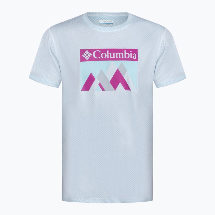 Columbia Rules Grph bianco/peak fun graphic maglia da trekking da uomo