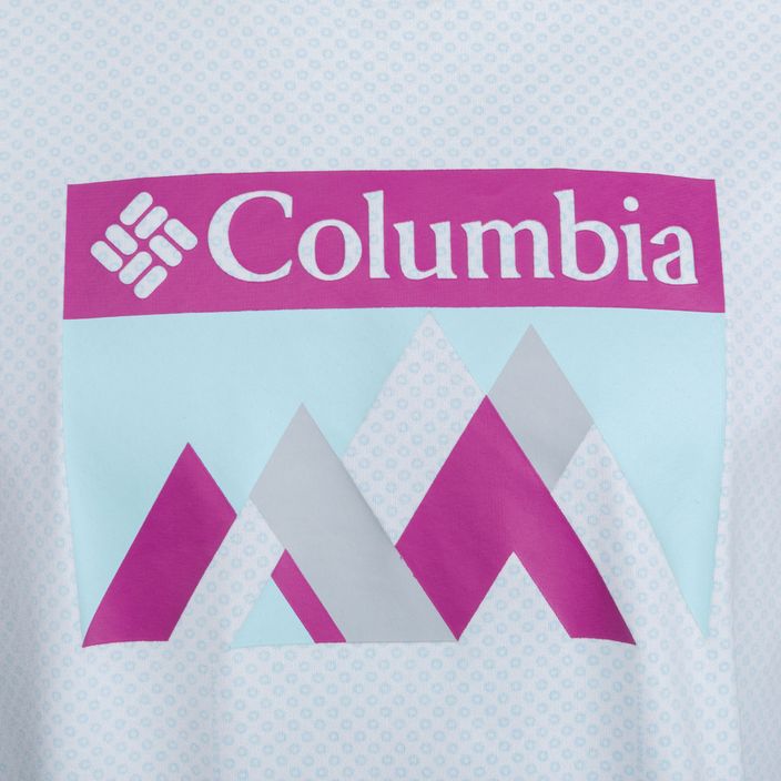 Columbia Rules Grph bianco/peak fun graphic maglia da trekking da uomo 3