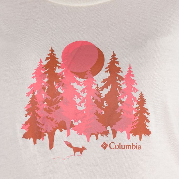 Columbia Daisy Days - Maglietta da trekking da donna Graphic chalk/thru the pines 4