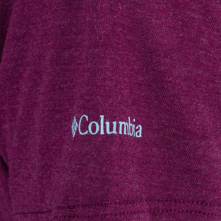 Camicia da trekking donna Columbia Daisy Days Graphic marionberry heather/thru the pines 4