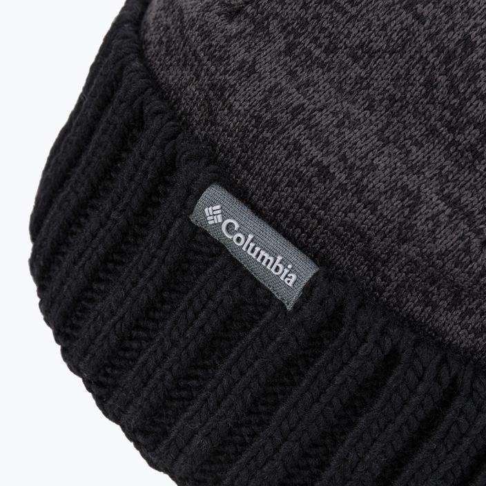 Columbia Sweater Weather Pom berretto invernale in erica nera 3