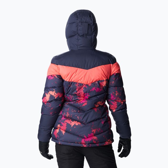 Columbia Abbott Peak Insulated giacca da sci da donna lookup notturno/notturno/sole al neon 3