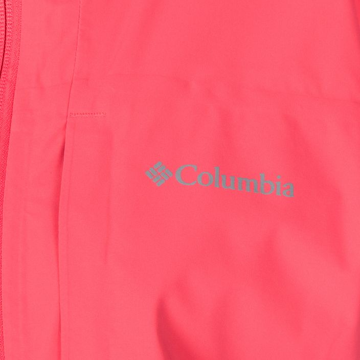Giacca da pioggia Columbia Omni-Tech Ampli-Dry donna, rosa arancio 10