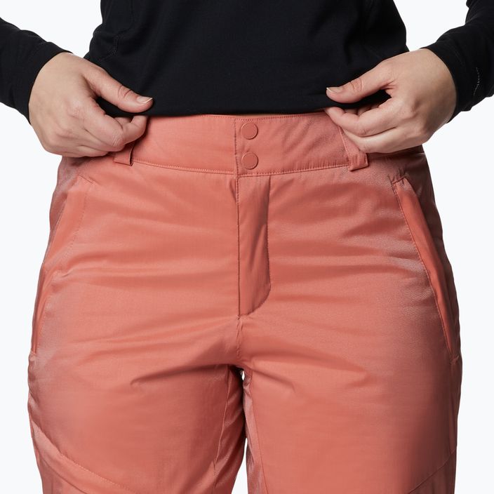 Pantaloni da sci Columbia Kick Turner Insulated da donna, color corallo scuro 5