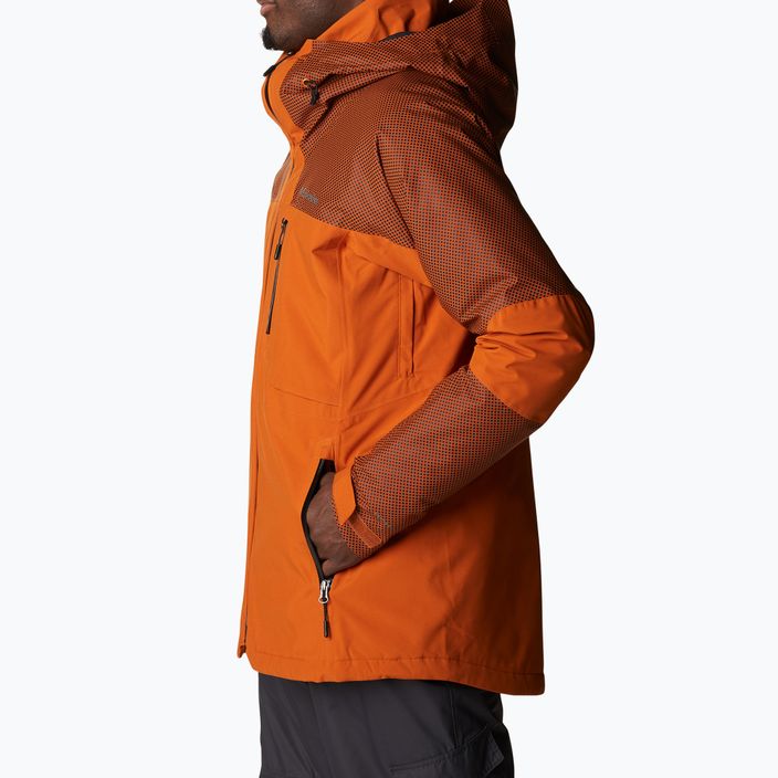 Columbia Snow Slab Black Dot giacca da sci da uomo in rame caldo/rame caldo con bd 6
