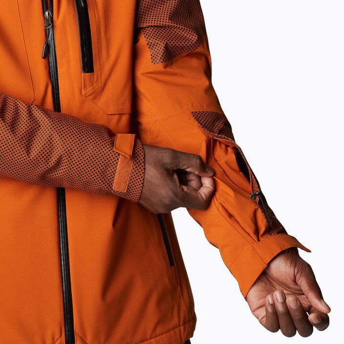 Columbia Snow Slab Black Dot giacca da sci da uomo in rame caldo/rame caldo con bd 10